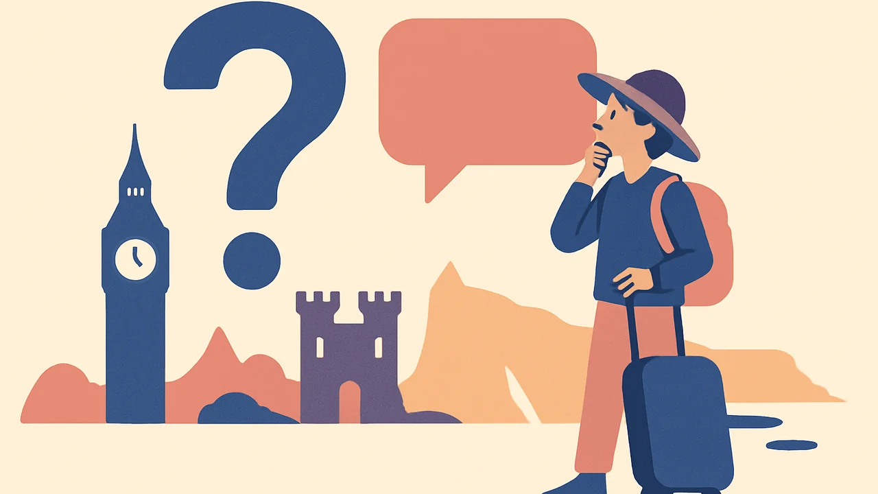Traveller with questions about UK travel authorization on etourist.com